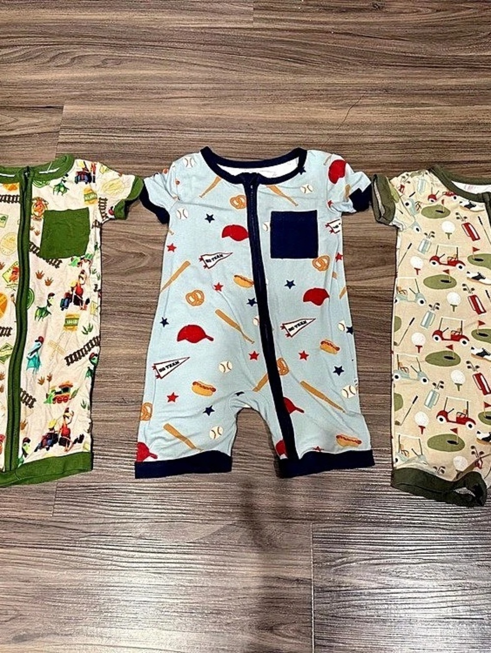 Emerson Baby 12-18M Bamboo Shortie Romper  Bundle